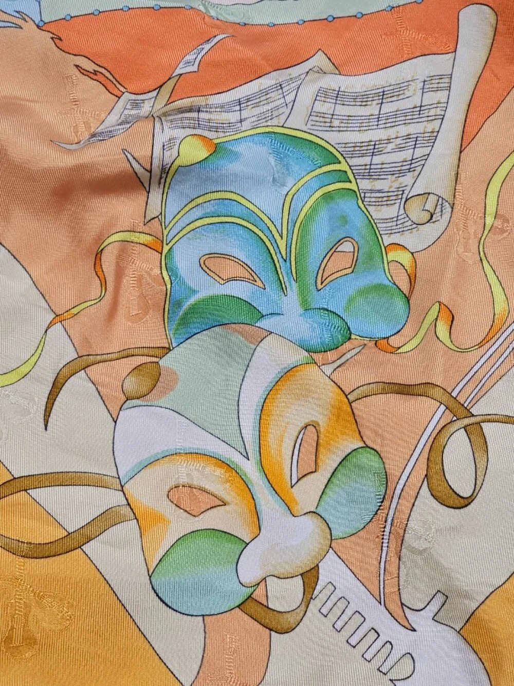 Vintage Hermes Carnavel de Venise/Fetes Venitiennes by Hubert de Watrigant